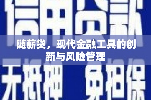 诏安随薪贷，现代金融工具的创新与风险管理