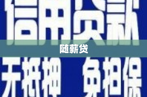 诏安随薪贷
