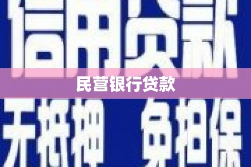 诏安民营银行贷款