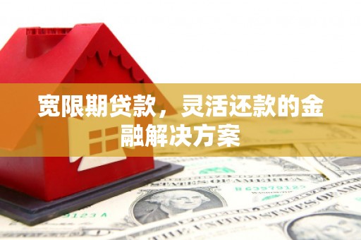 诏安宽限期贷款，灵活还款的金融解决方案