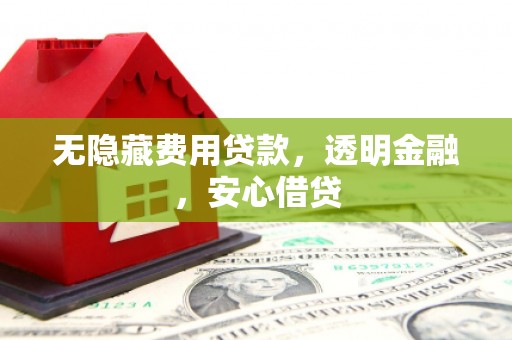 诏安无隐藏费用贷款，透明金融，安心借贷
