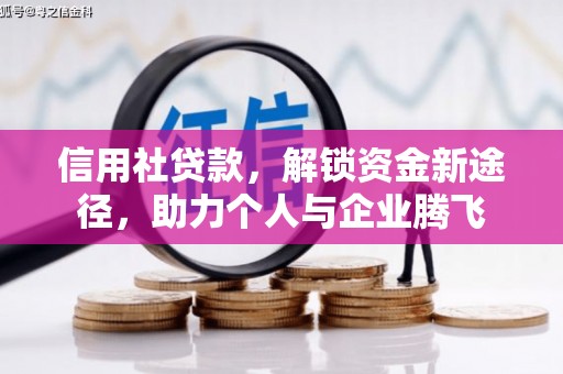 诏安信用社贷款，解锁资金新途径，助力个人与企业腾飞