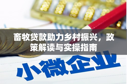 诏安畜牧贷款助力乡村振兴，政策解读与实操指南