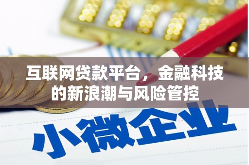 诏安互联网贷款平台，金融科技的新浪潮与风险管控