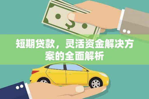 诏安短期贷款，灵活资金解决方案的全面解析
